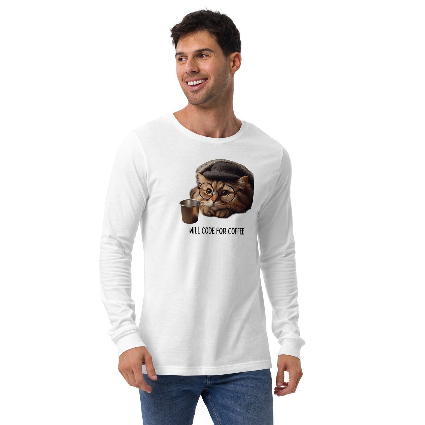 Kitty in Glasses Long Sleeve