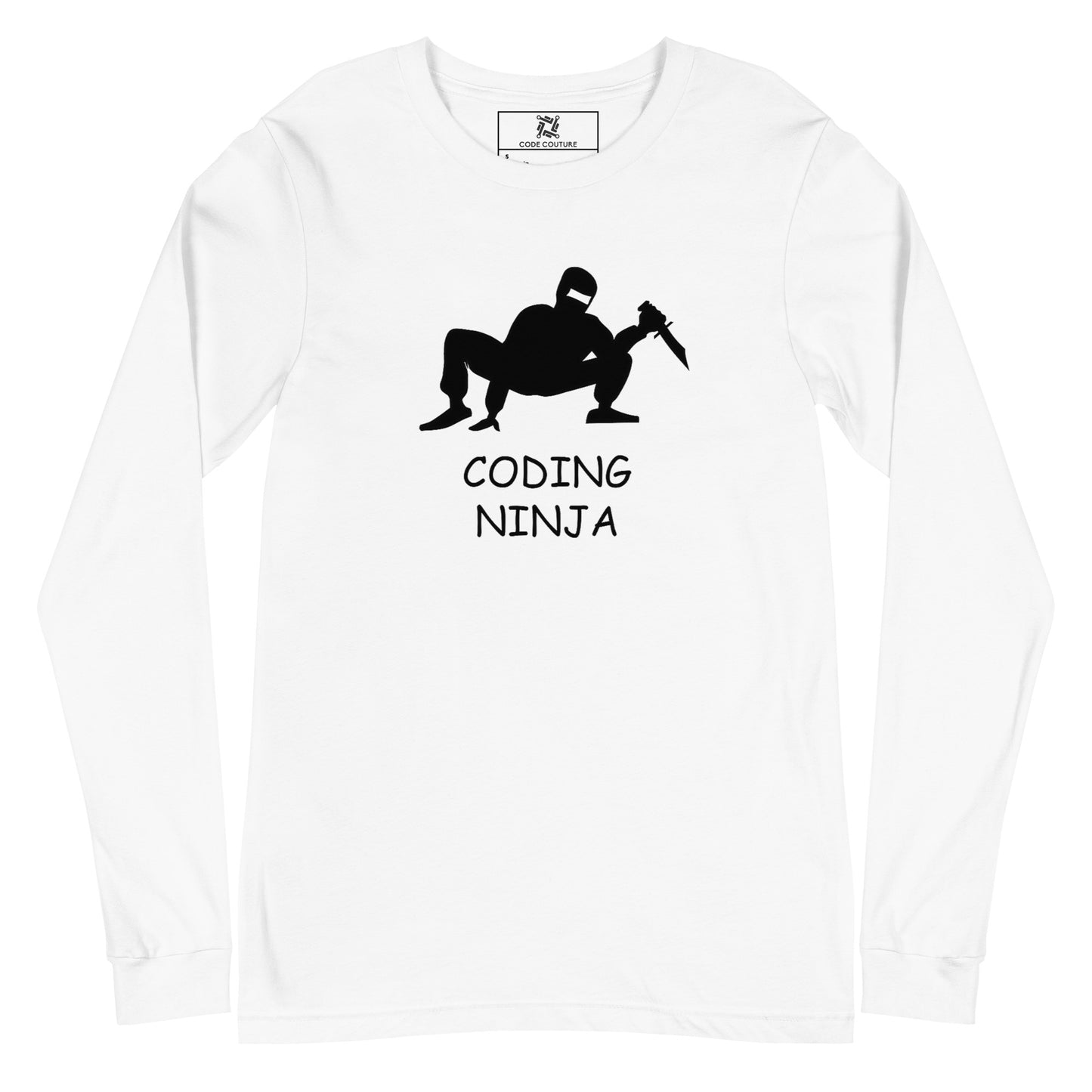 Crouching Coding Ninja Long Sleeve