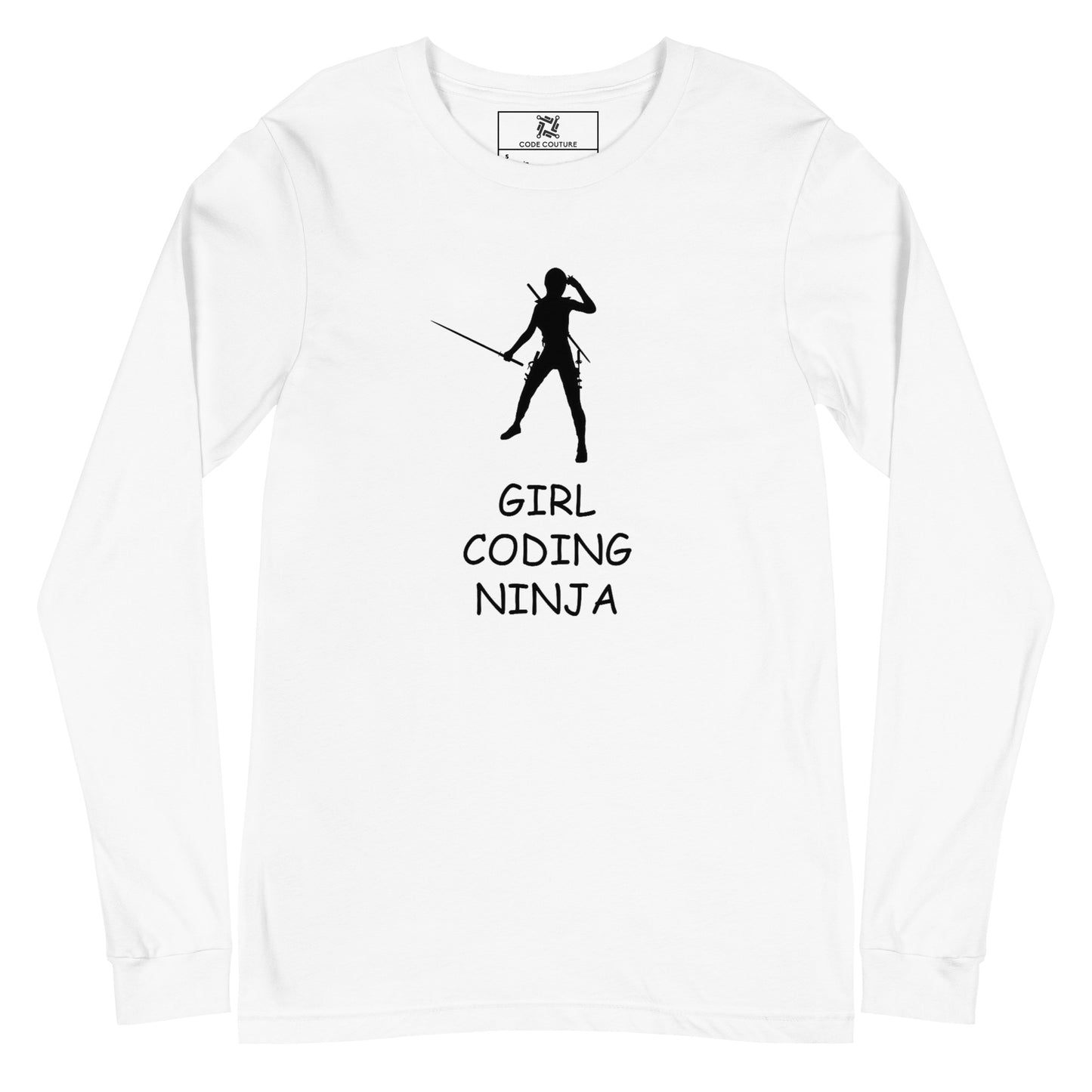 Girl Coding Ninja Long Sleeve