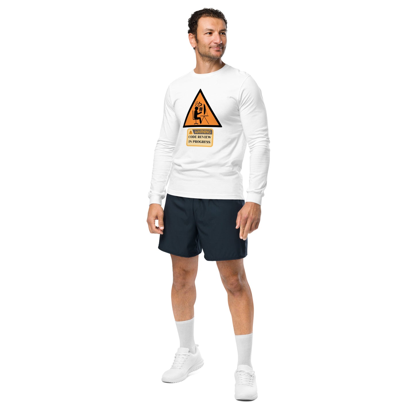 Warning Code Review Long Sleeve - Light