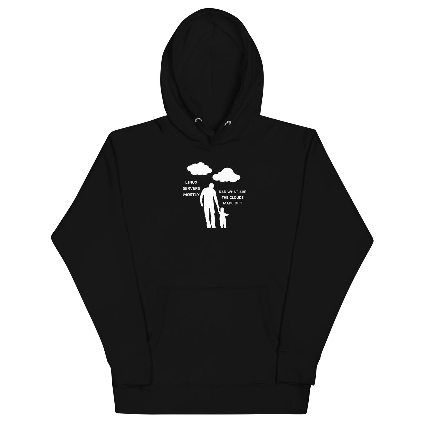 Linux Cloud Server Hoodie - Dark