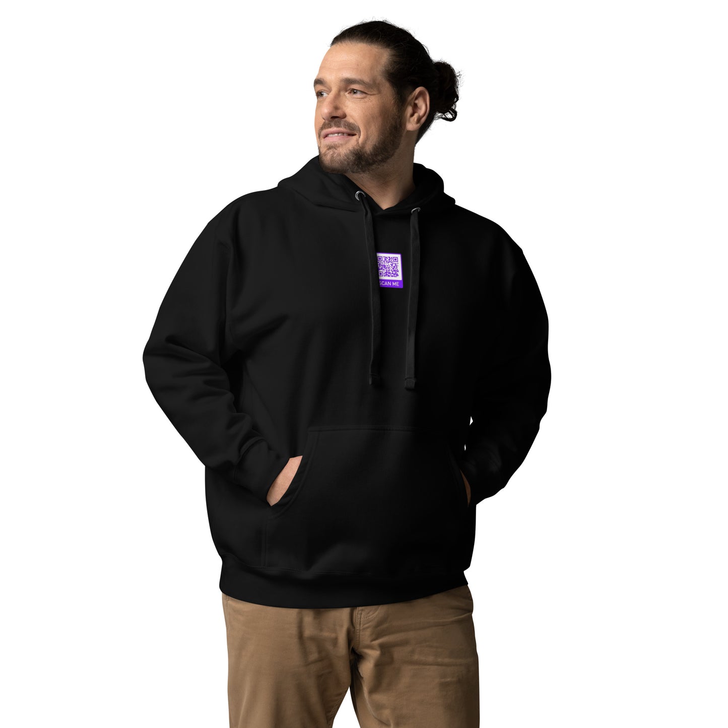 QR Code Hoodie - Dark