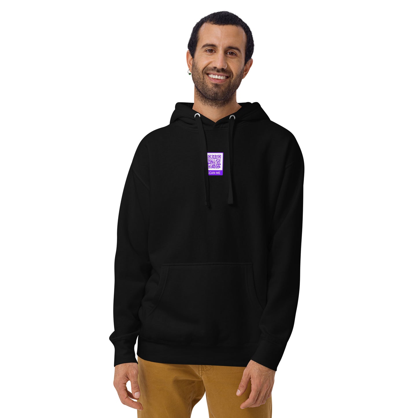 QR Code Hoodie - Dark