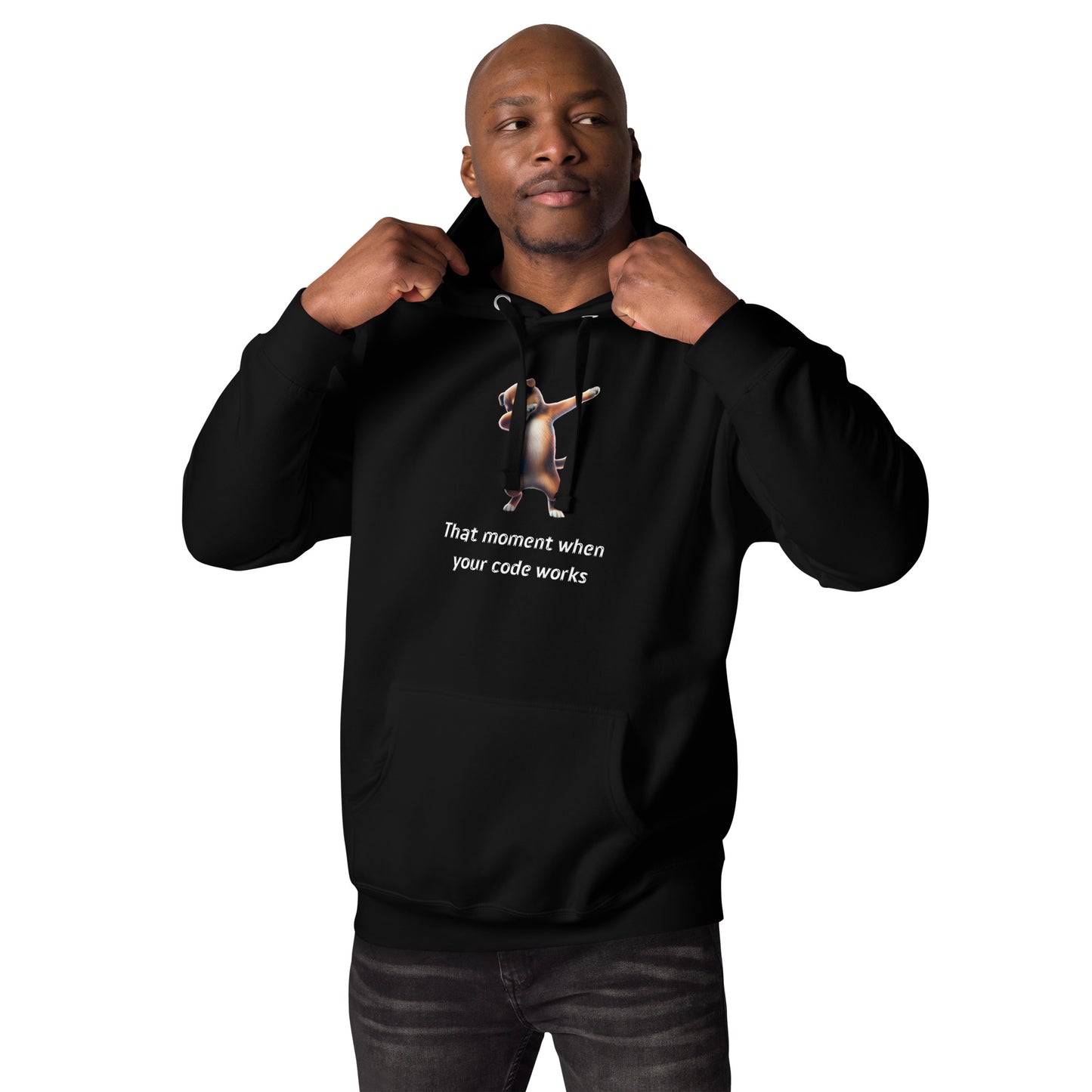 That Moment Puppy Hoodie - Dark