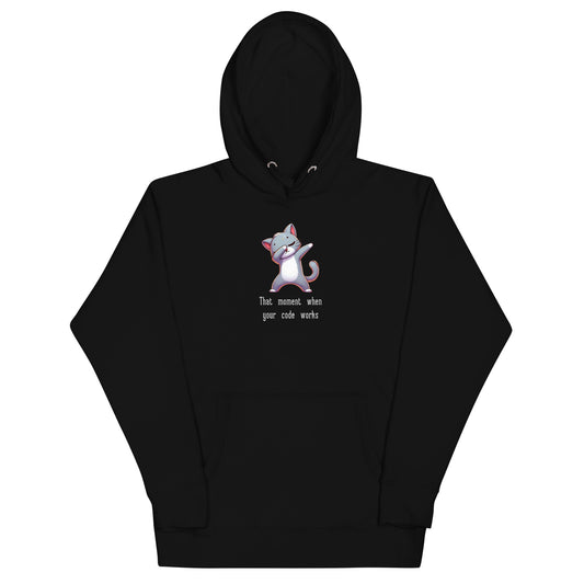 That Moment Kitty Hoodie - Dark