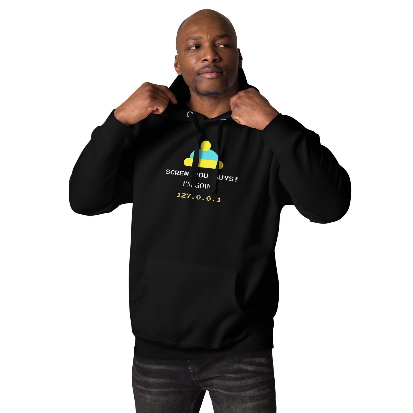 Cartman Slogan Hoodie - Dark