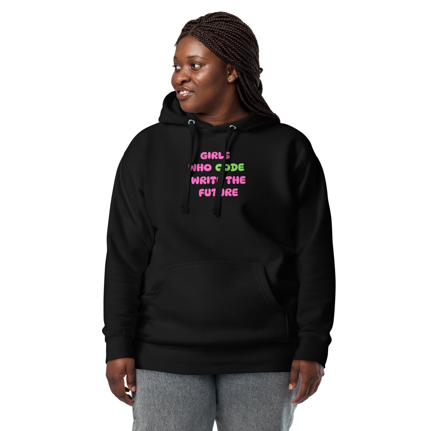 Girls who code Hoodie - Dark