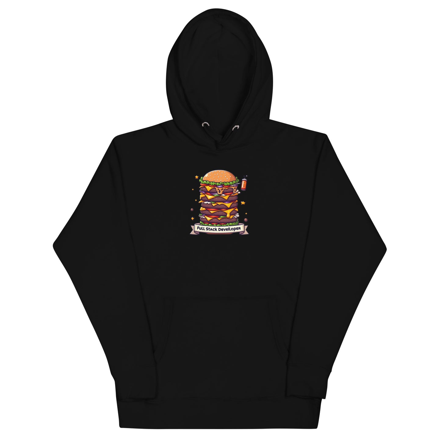 Burgers Full Stacker Hoodie - Dark