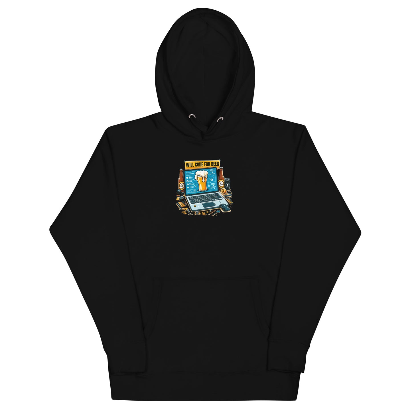 Code For Beer Hoodie - Dark