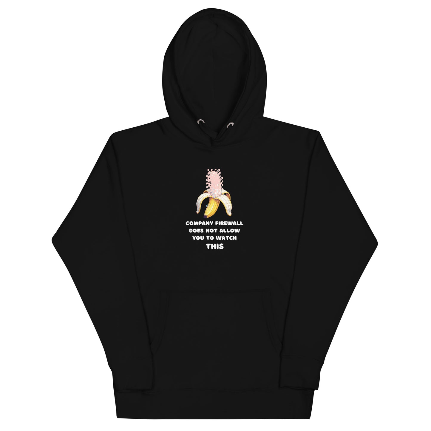 Censored Banana Hoodie - Dark