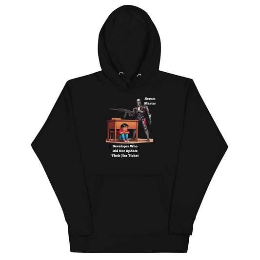 Scared Developer Hoodie - Dark