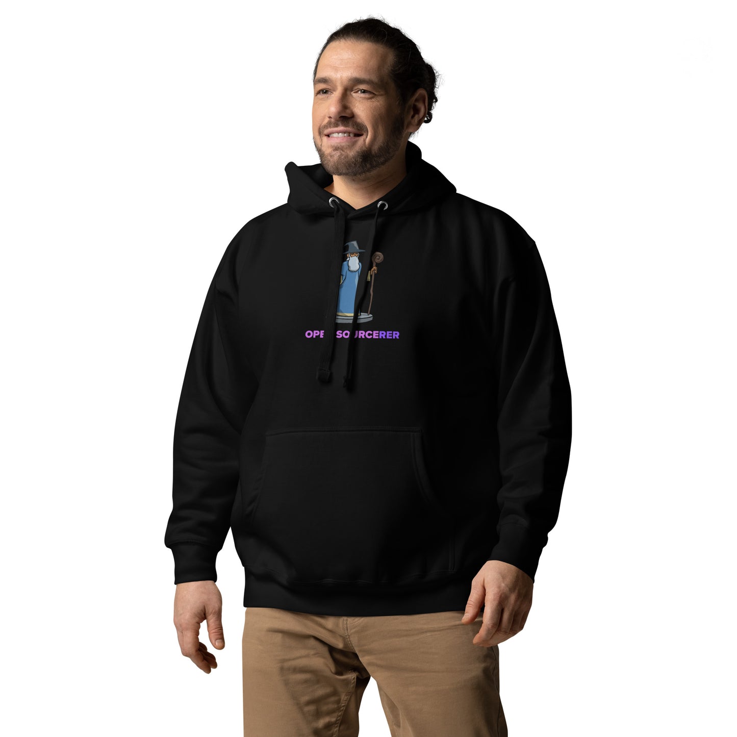 Open Sourcerer Wizard Hoodie - Dark