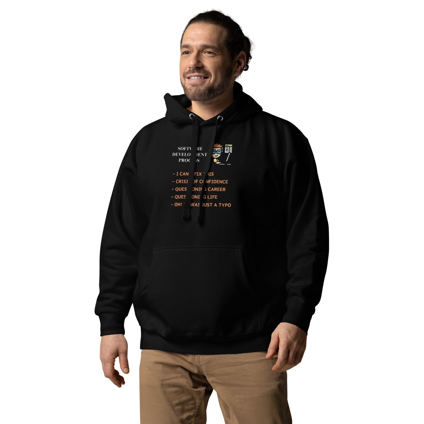 Software Development Process Hoodie - Dark