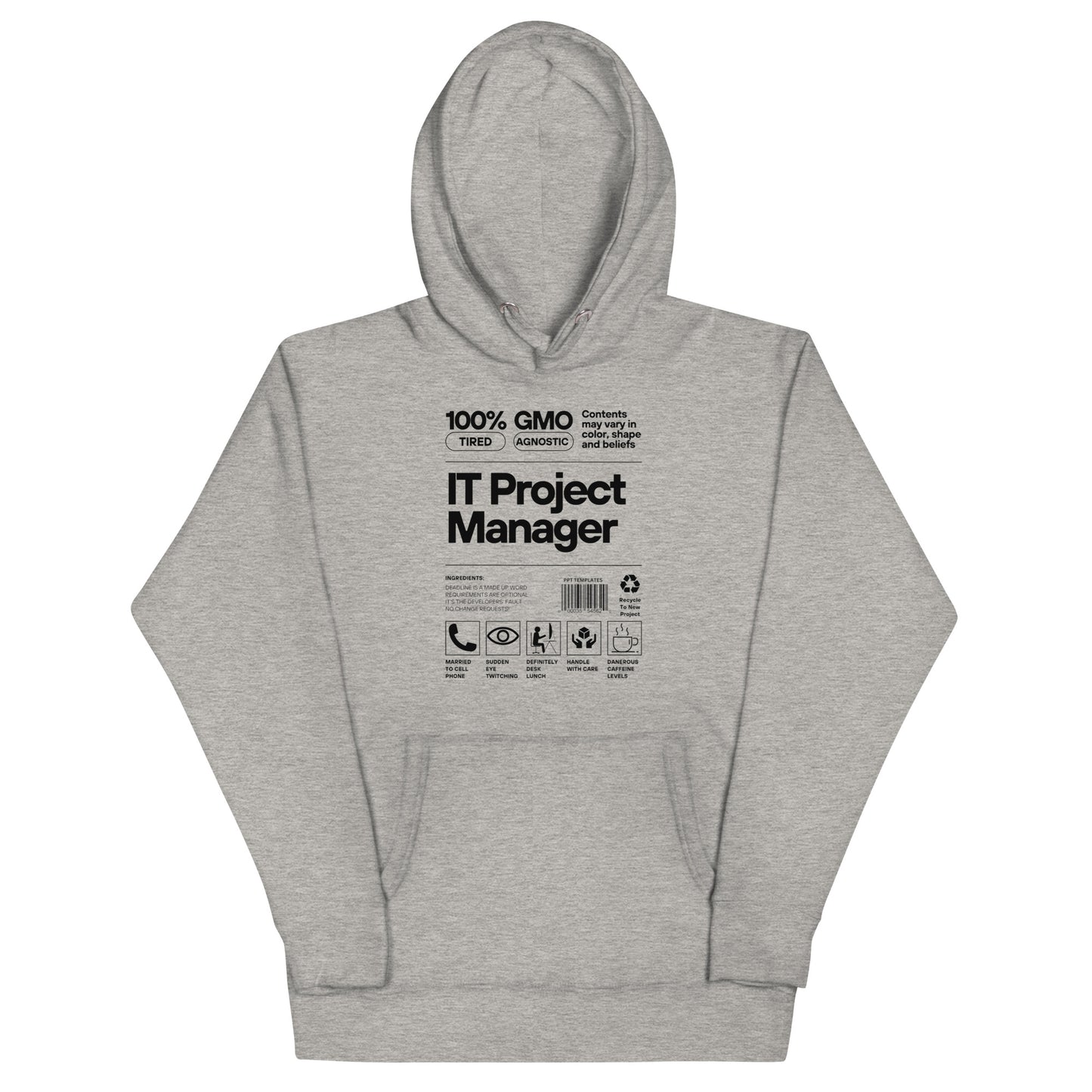 Project Manager Label Hoodie - Light