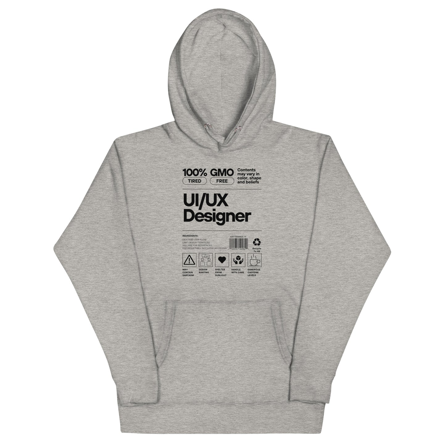 UI/UX Designer Label Hoodie - Light