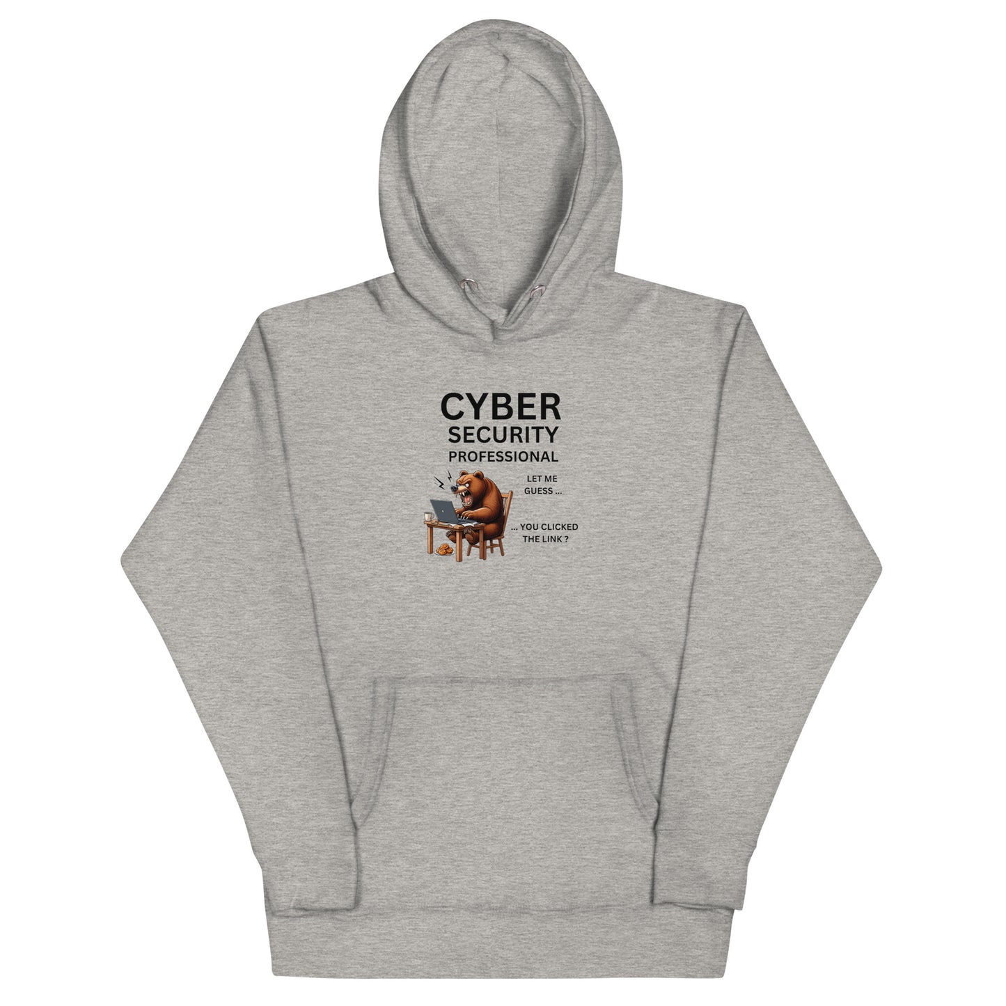 Angry Cyber Security Bear Hoodie