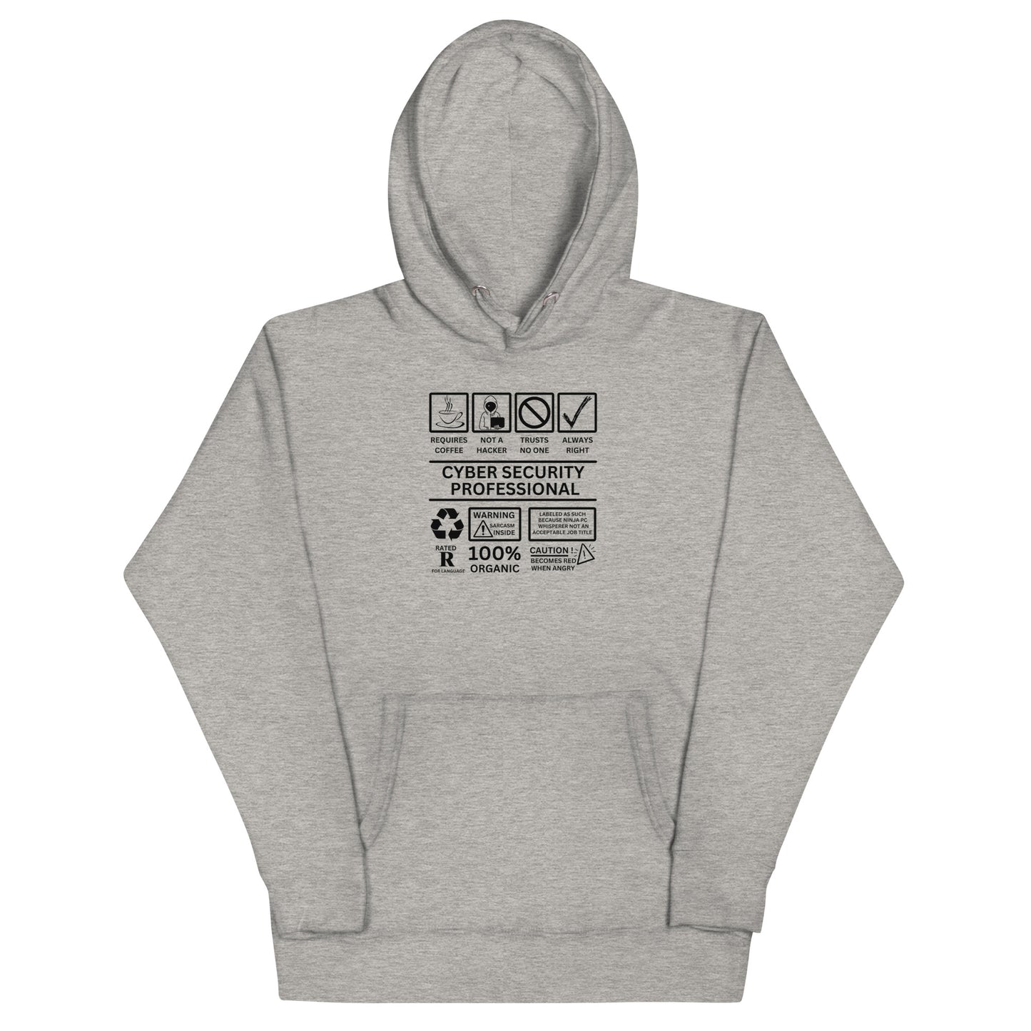 Cyber Security Professional Label Hoodie