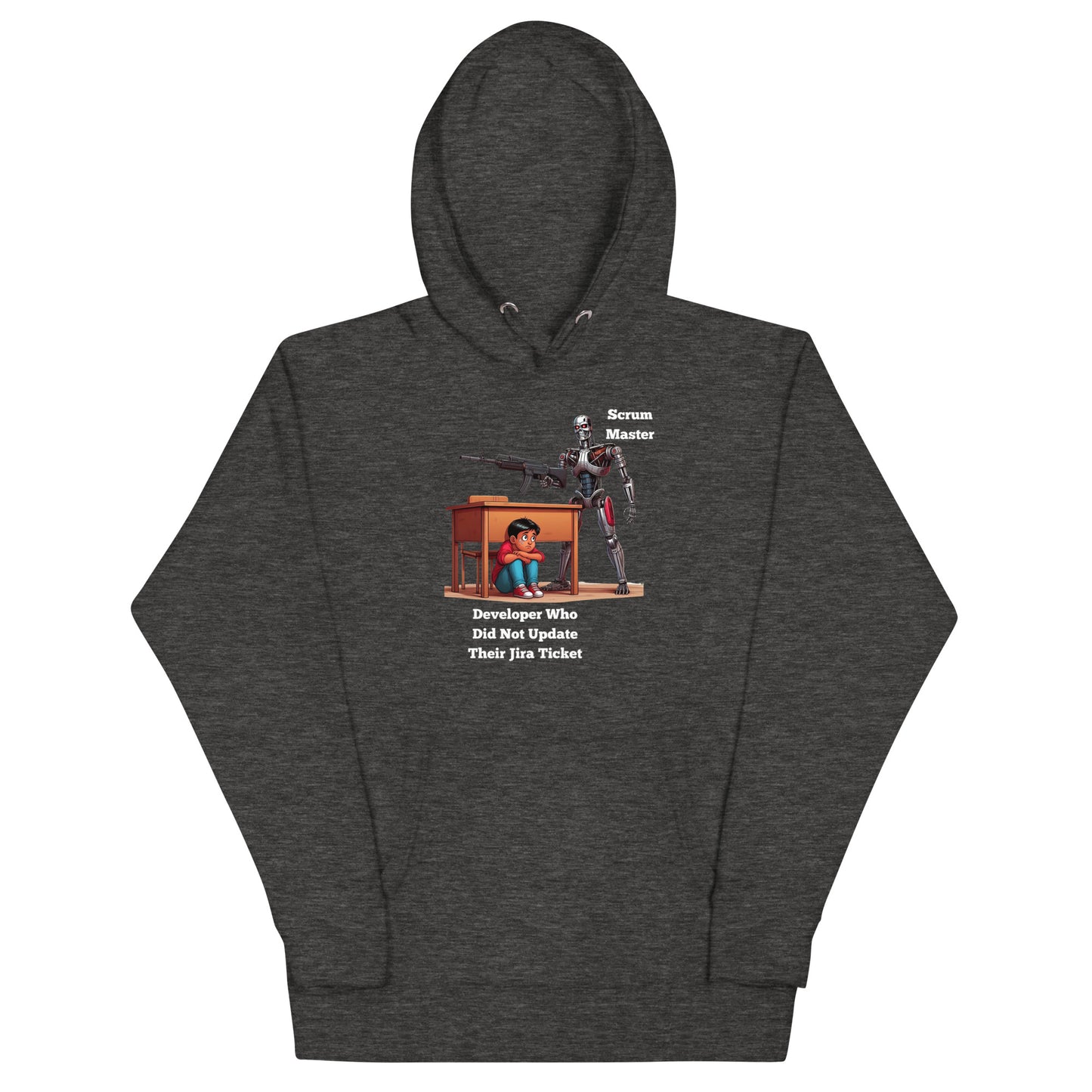 Scared Developer Hoodie - Dark