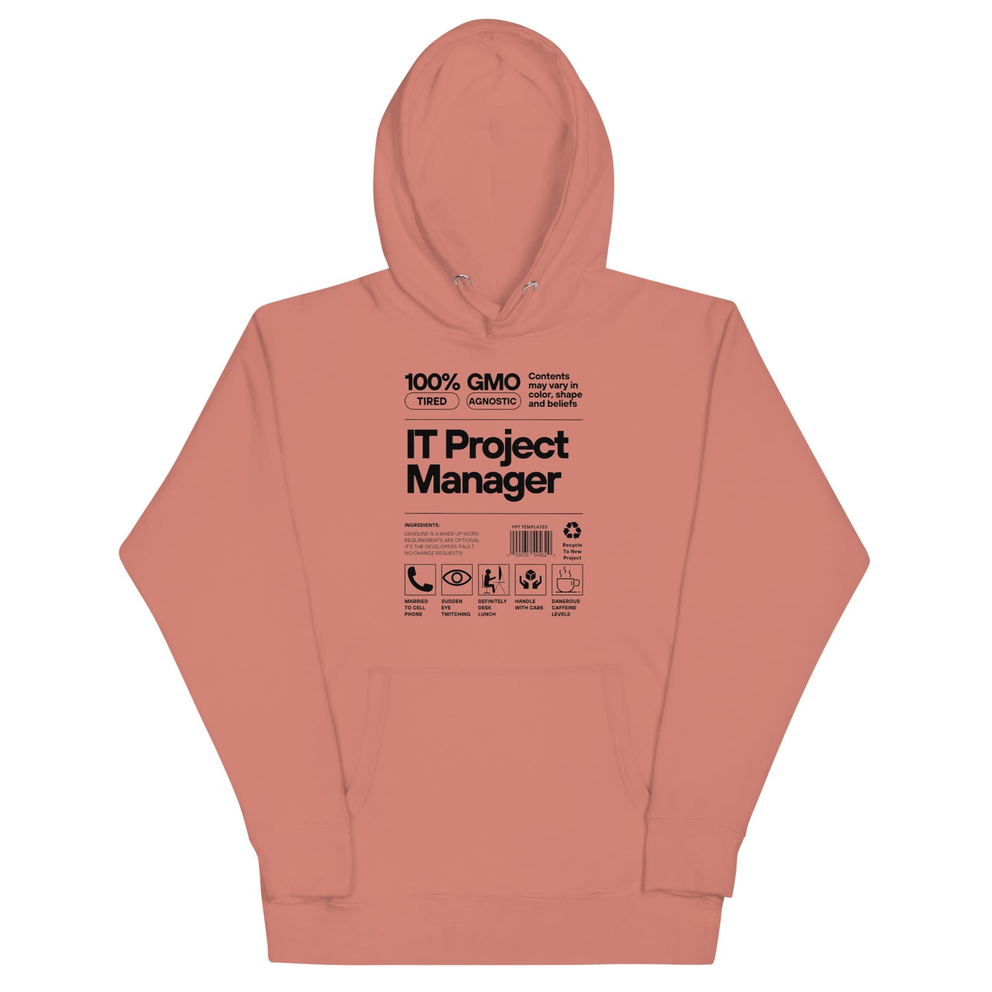 Project Manager Label Hoodie - Light