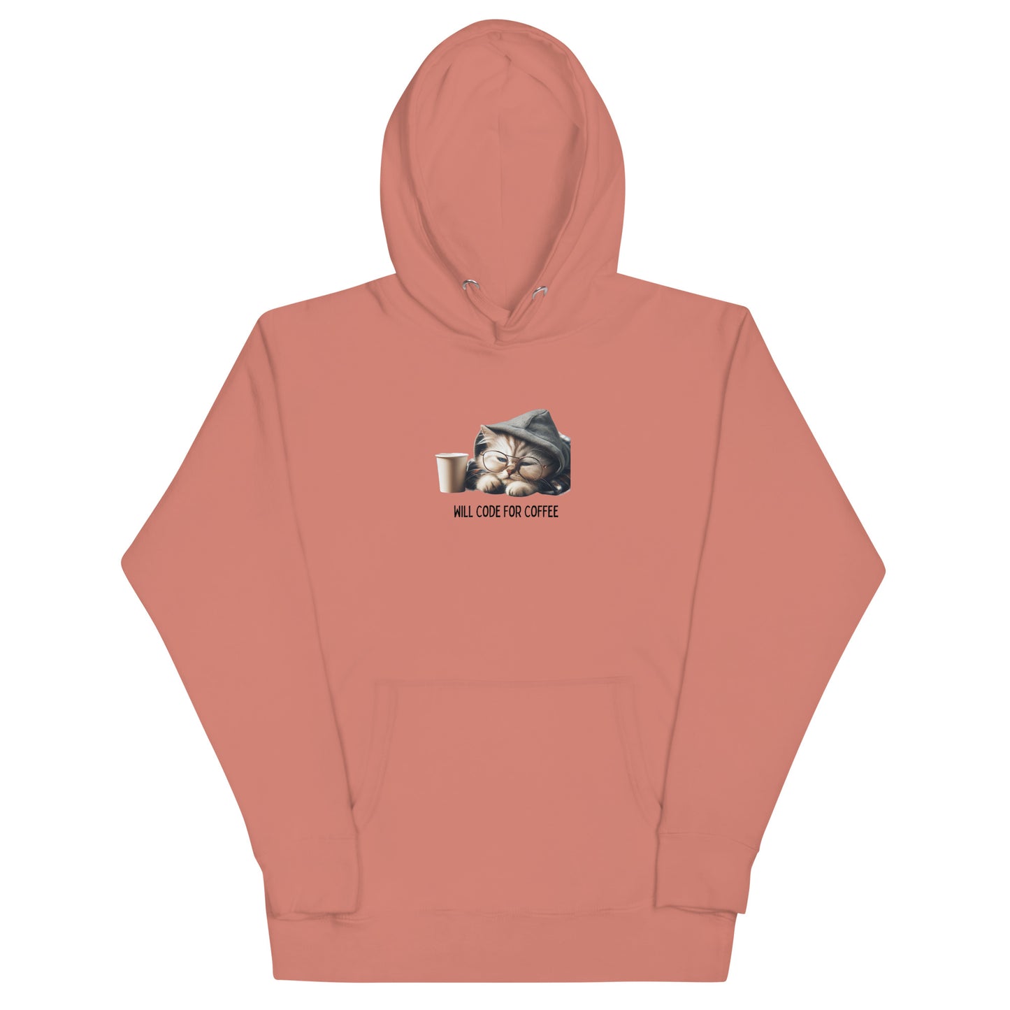 Sleepy Developer Kitty Hoodie