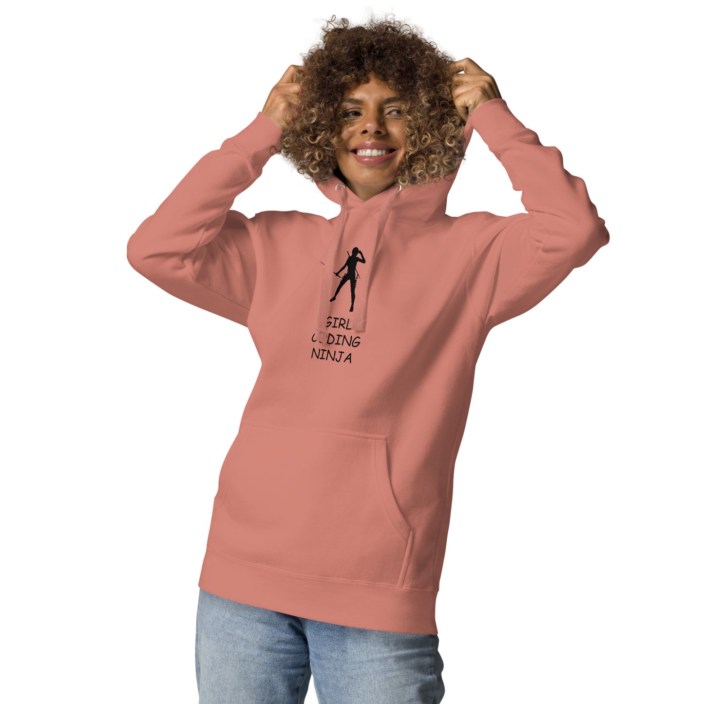 Girl Coding Ninja Hoodie