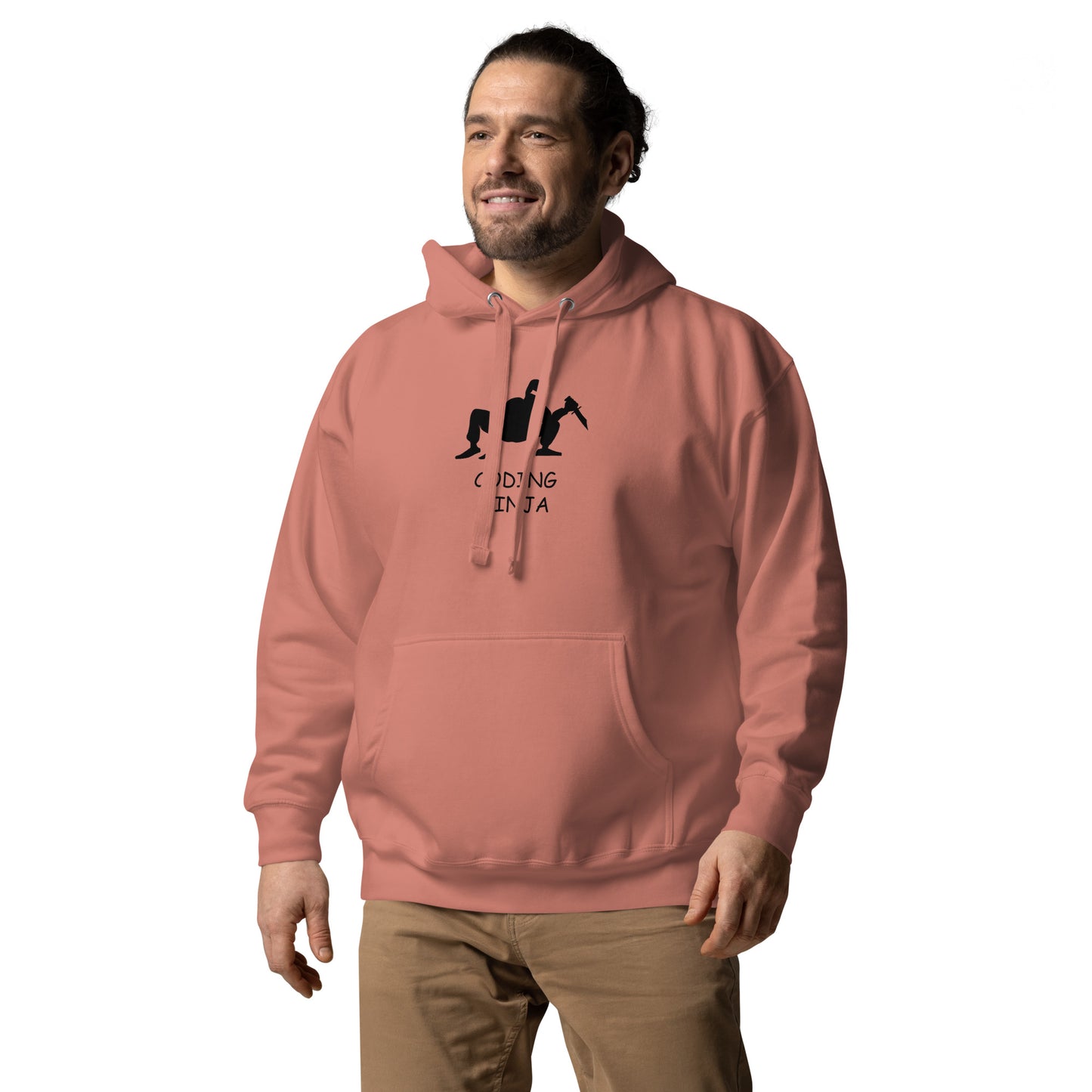 Crouching Coding Ninja Hoodie