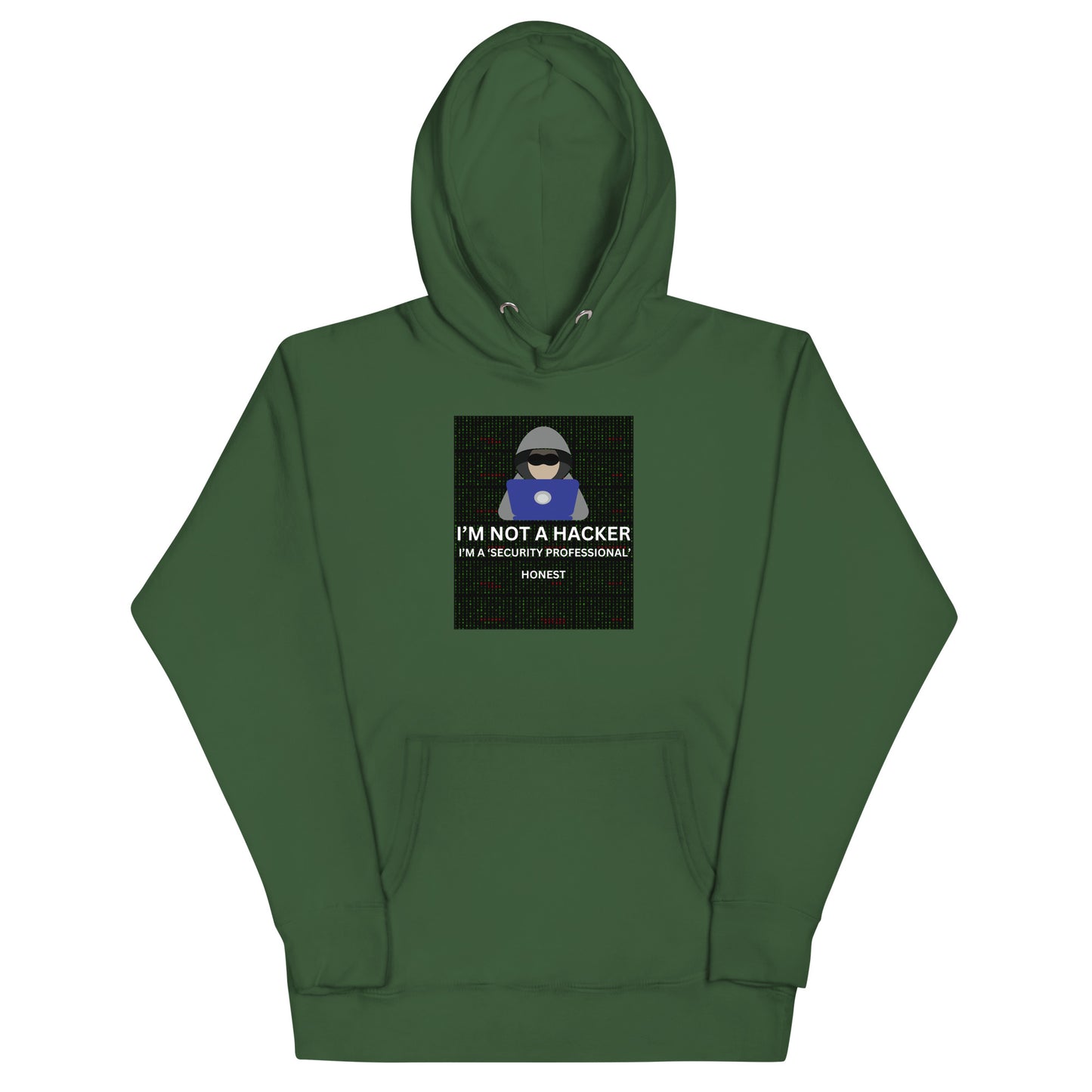 Not A Hacker Honest Hoodie - Dark