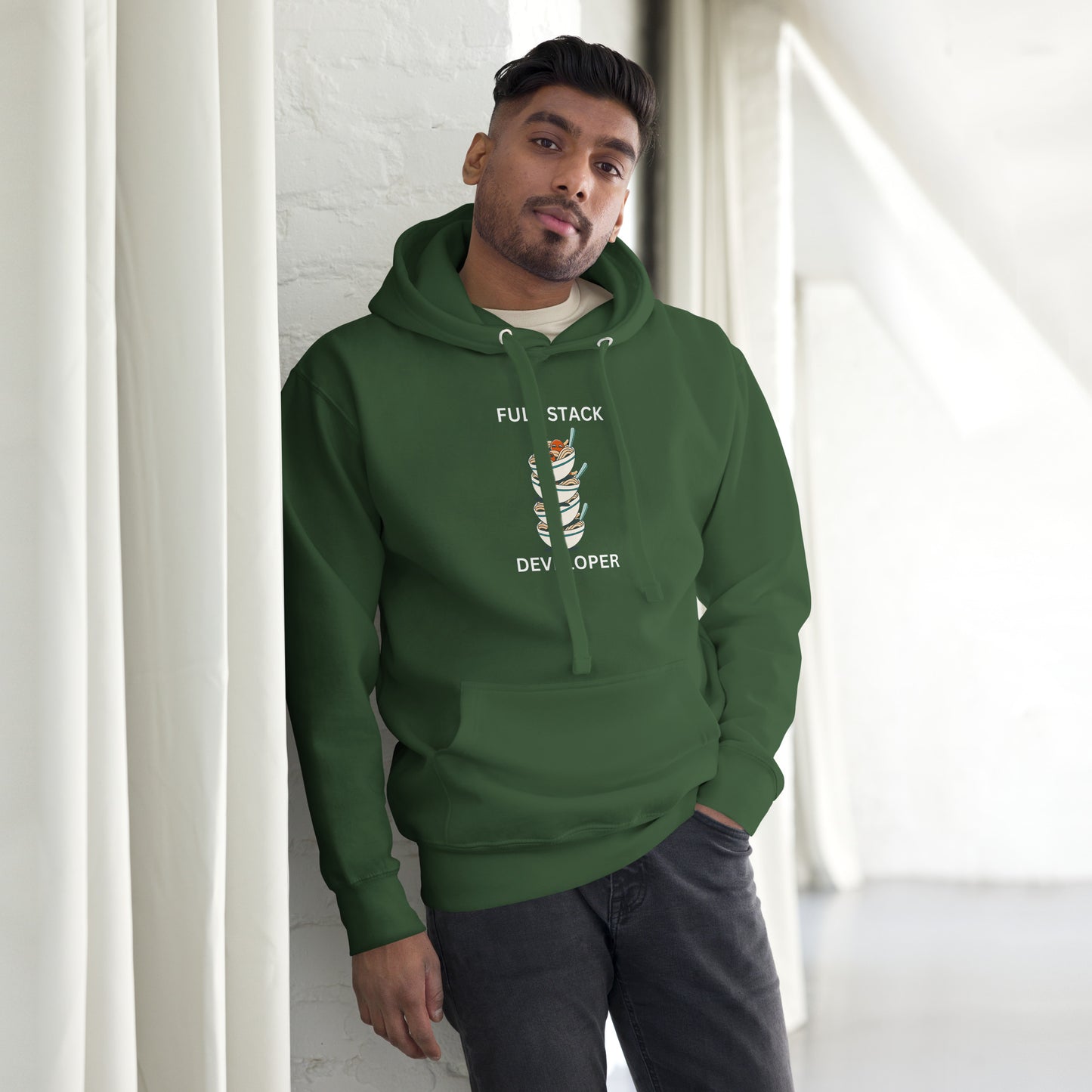 Full Spaghetti Developer Hoodie - Dark