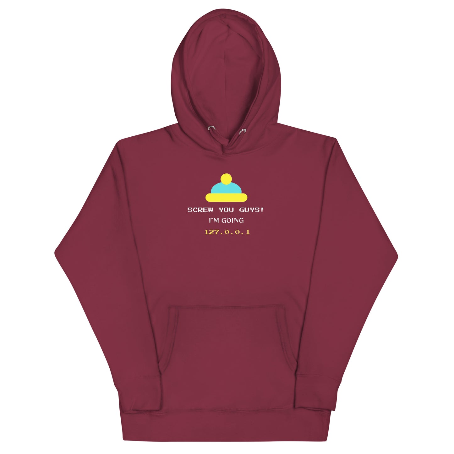 Cartman Slogan Hoodie - Dark