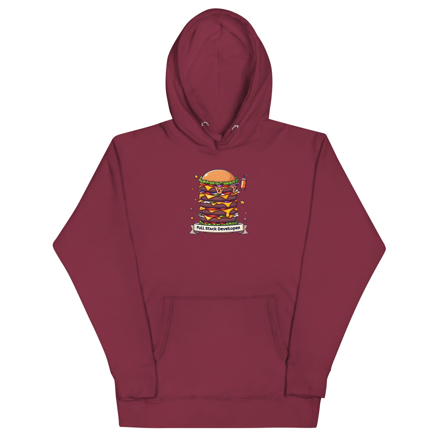 Burgers Full Stacker Hoodie - Dark