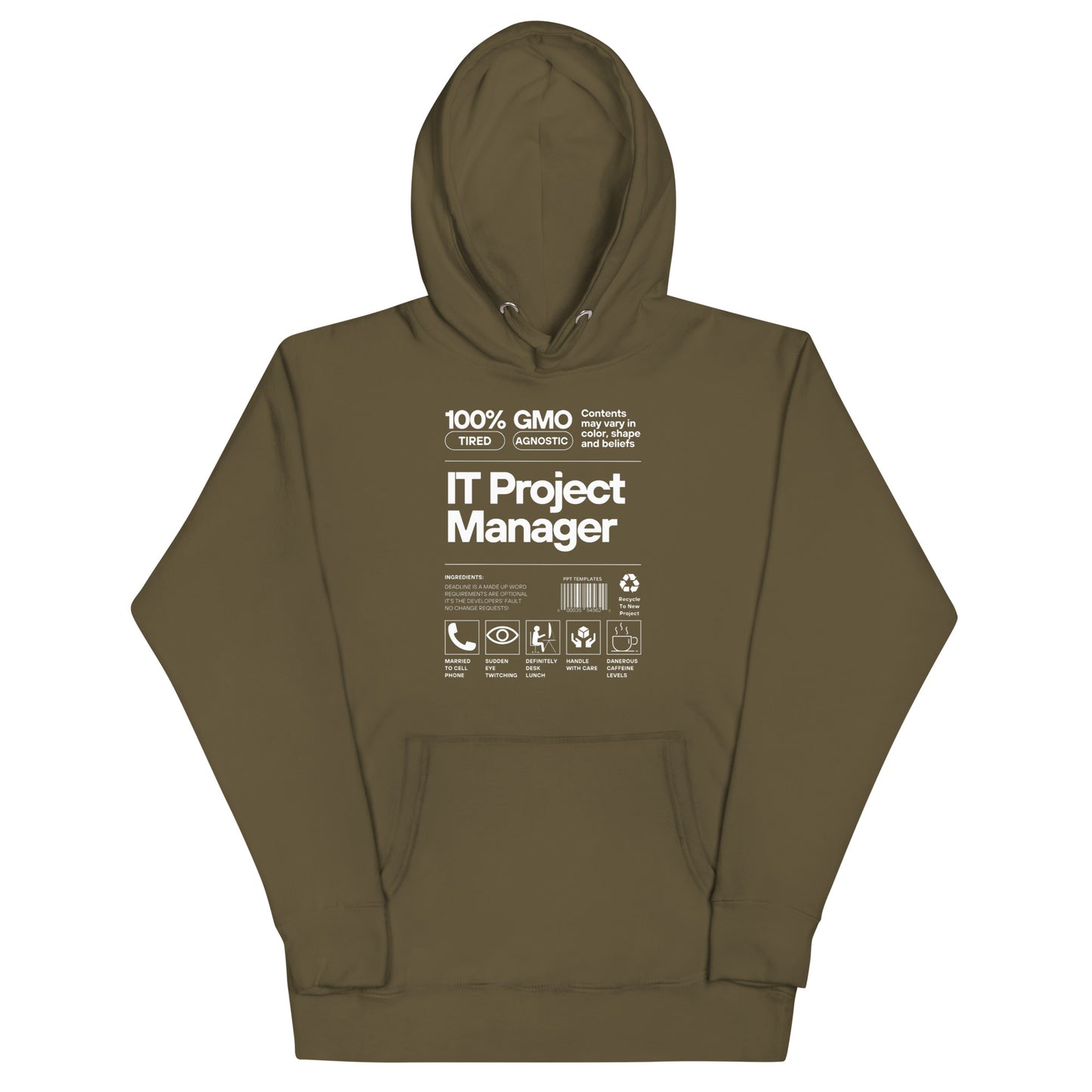 Project Manager Label Hoodie