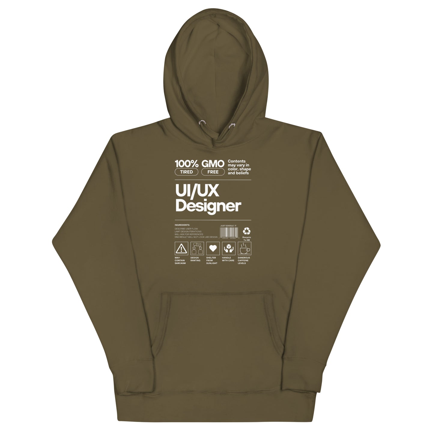 UI/UX Designer Label Hoodie