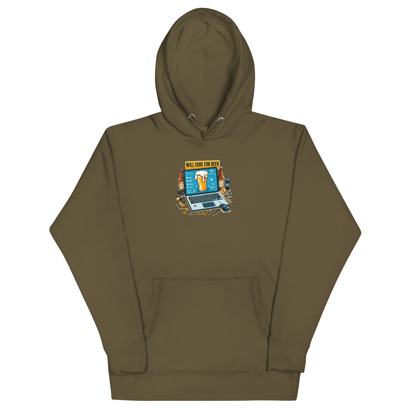 Code For Beer Hoodie - Dark