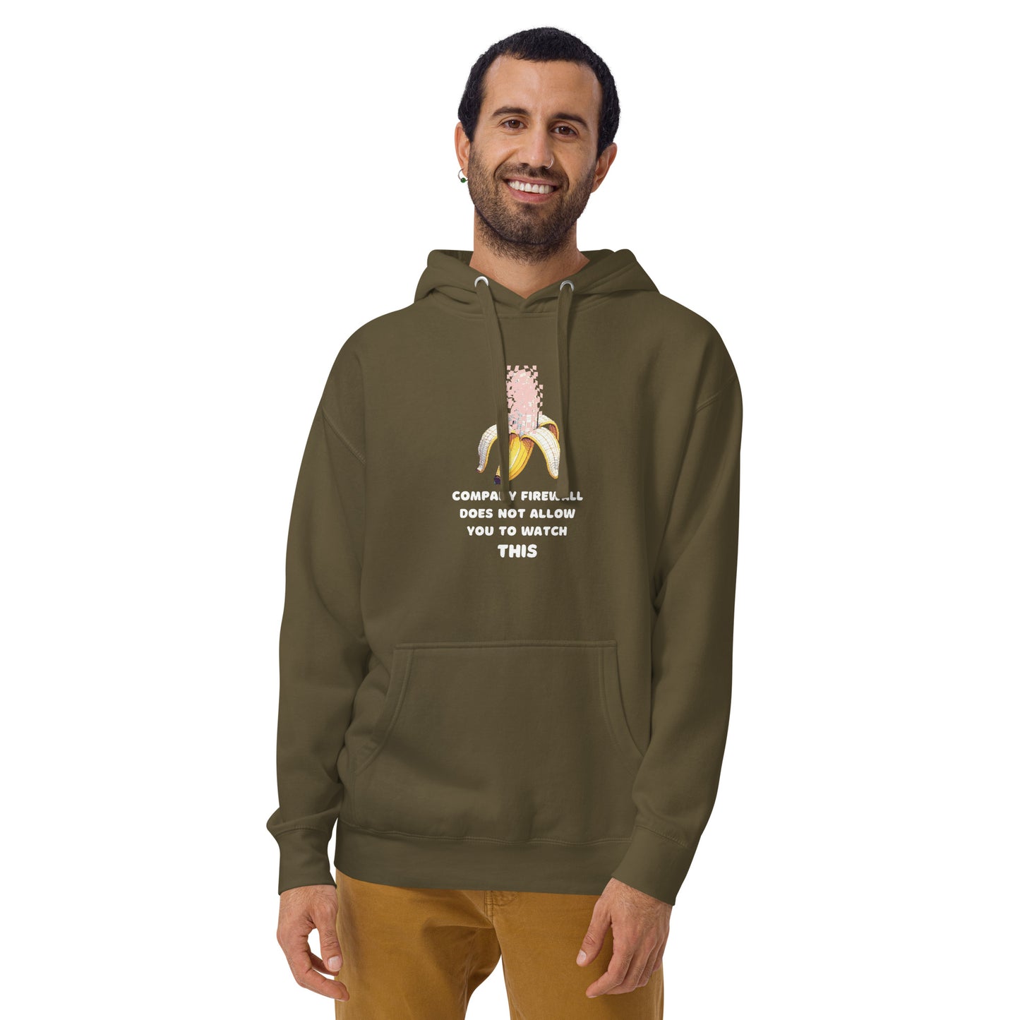 Censored Banana Hoodie - Dark