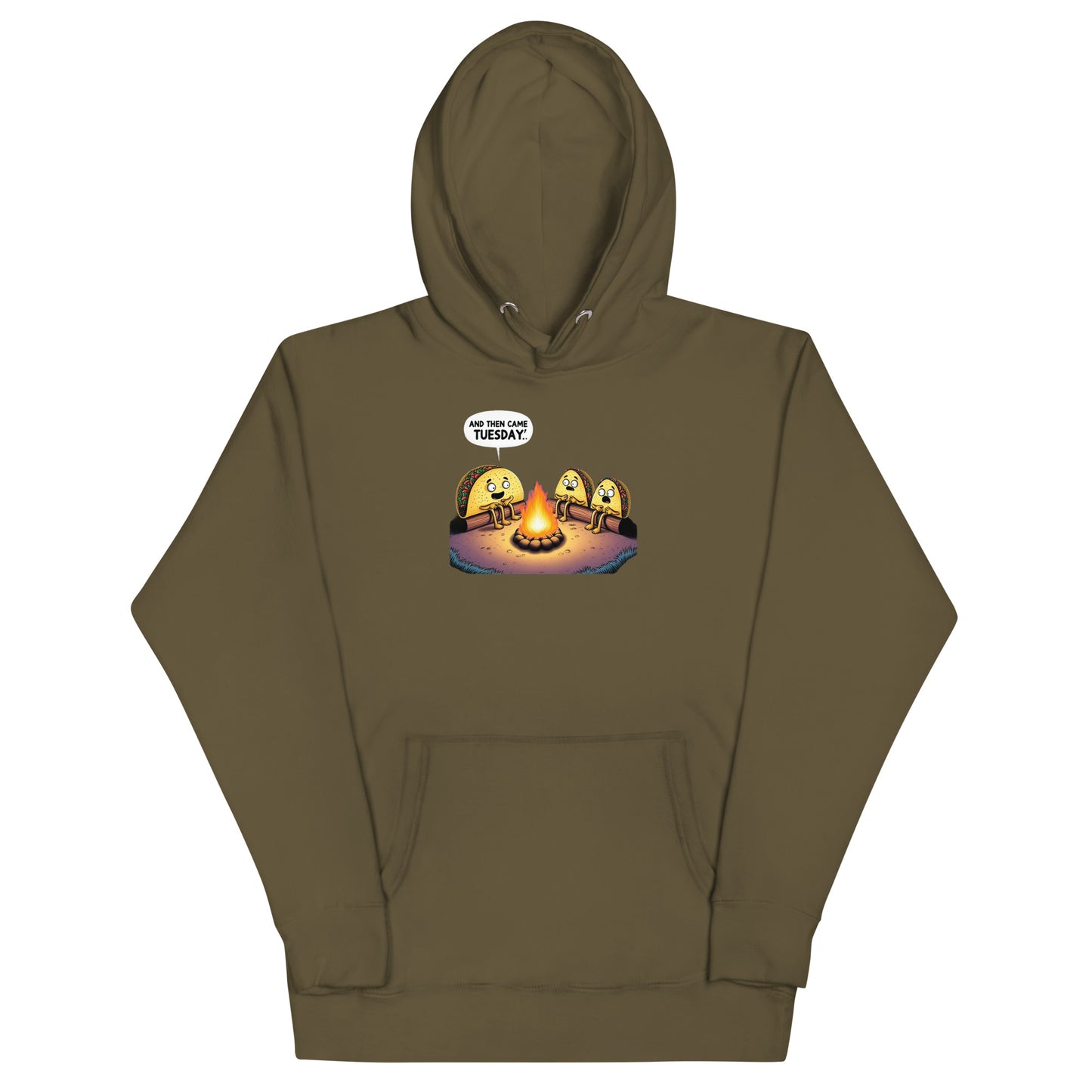 Scared Tacos Hoodie - Dark