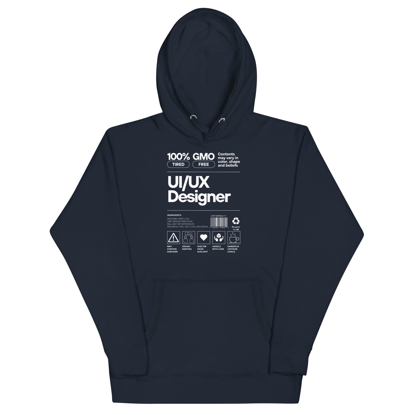 UI/UX Designer Label Hoodie