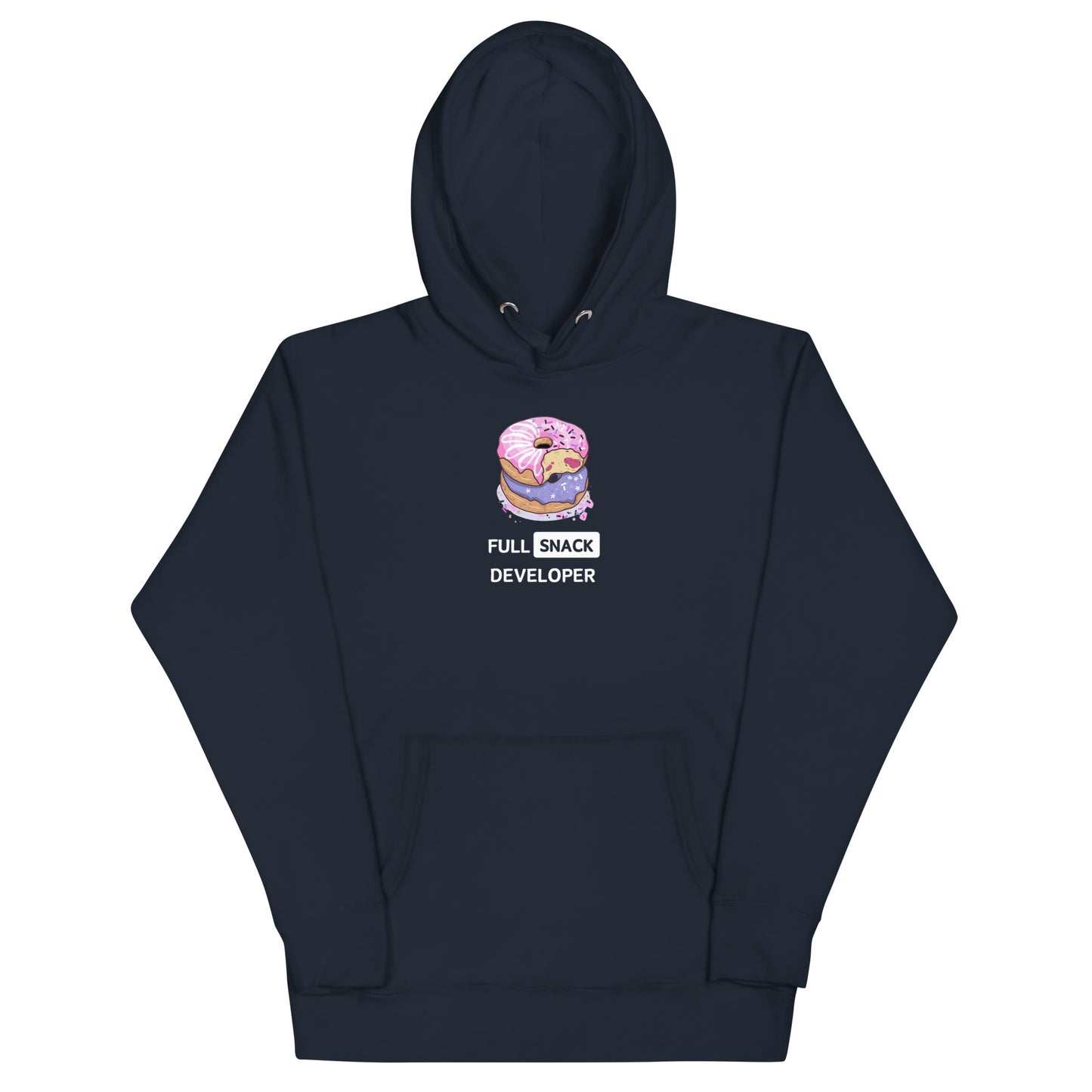 Doughnuts Full-Stack Developer Hoodie - Dark