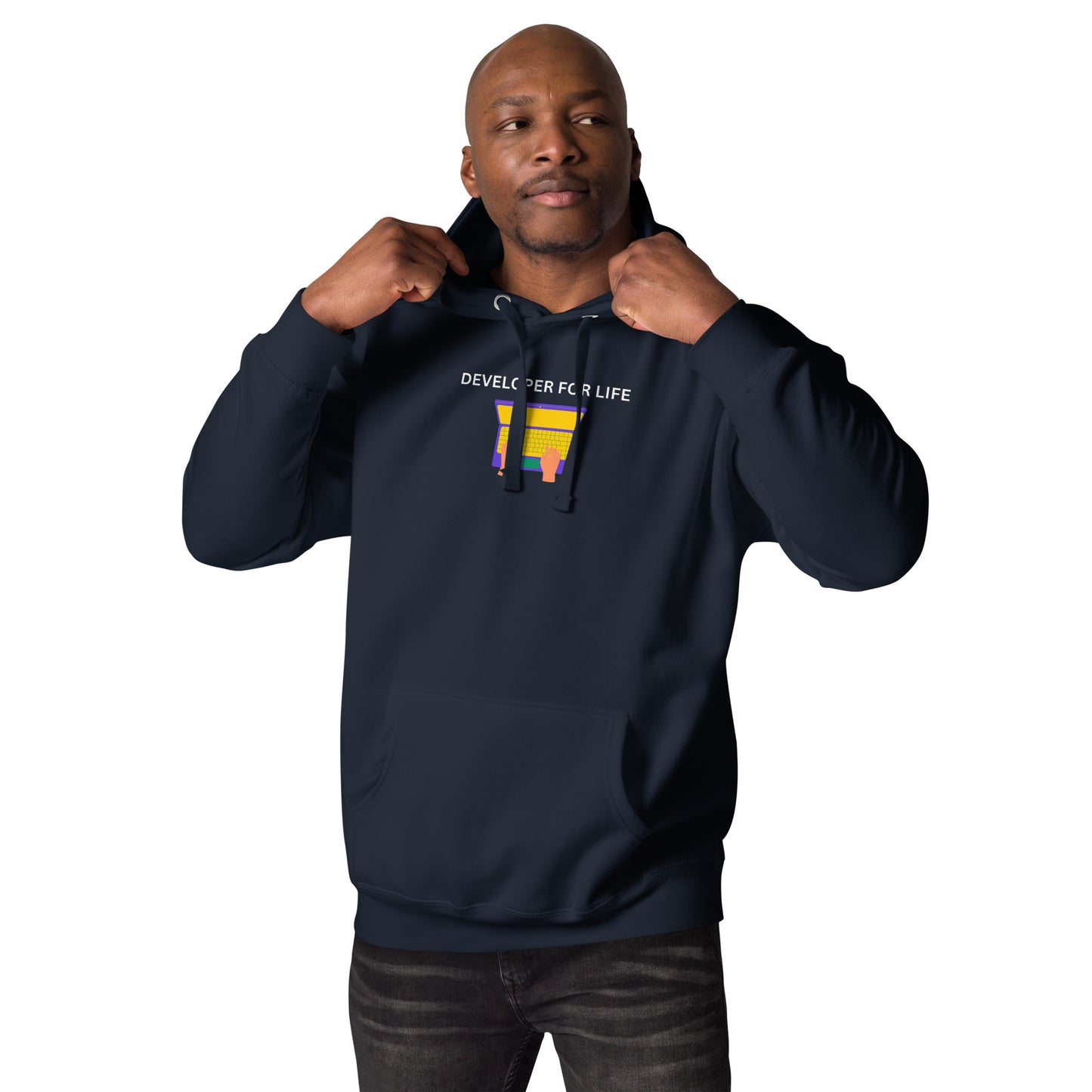 Developer For Life Hoodie - Dark