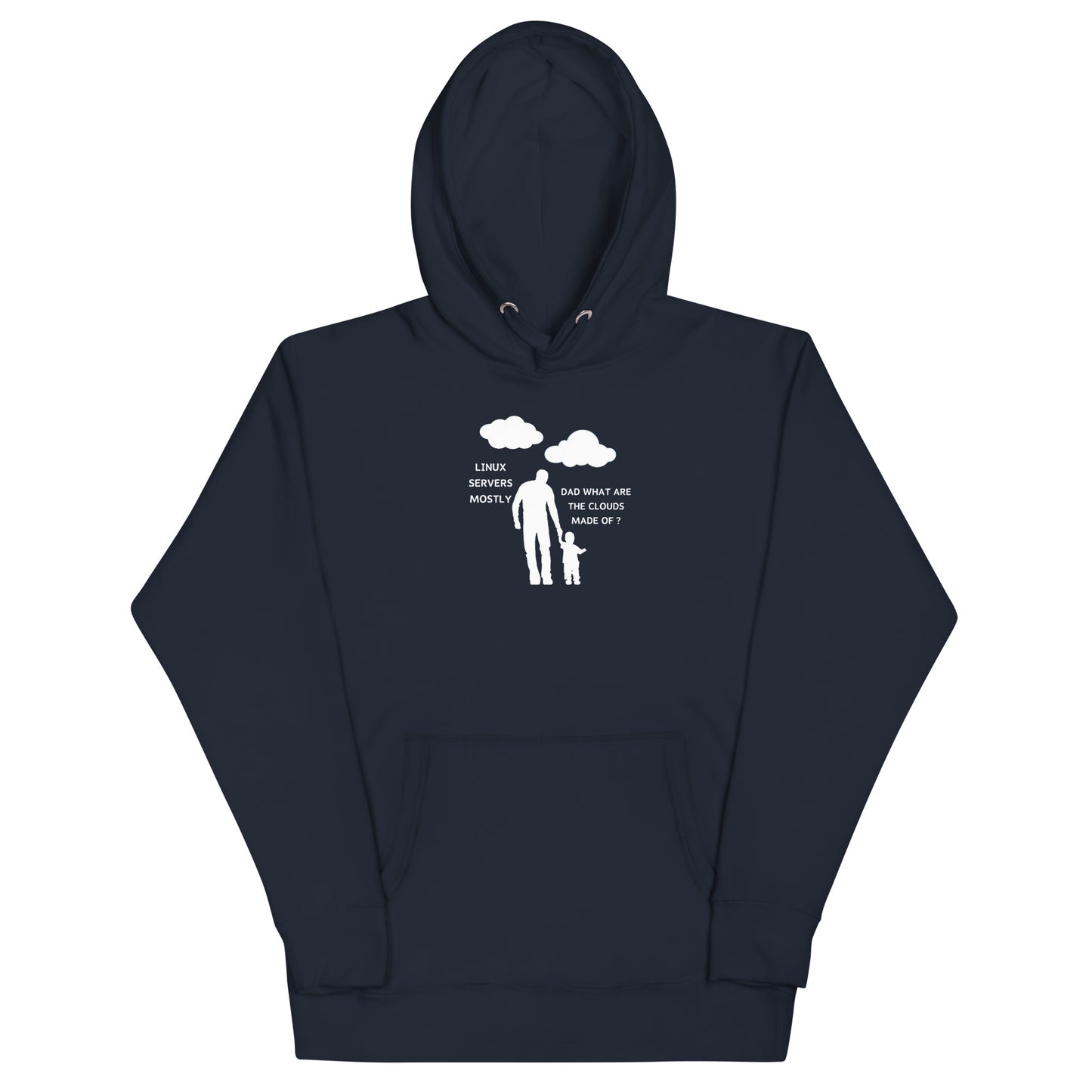 Linux Cloud Server Hoodie - Dark