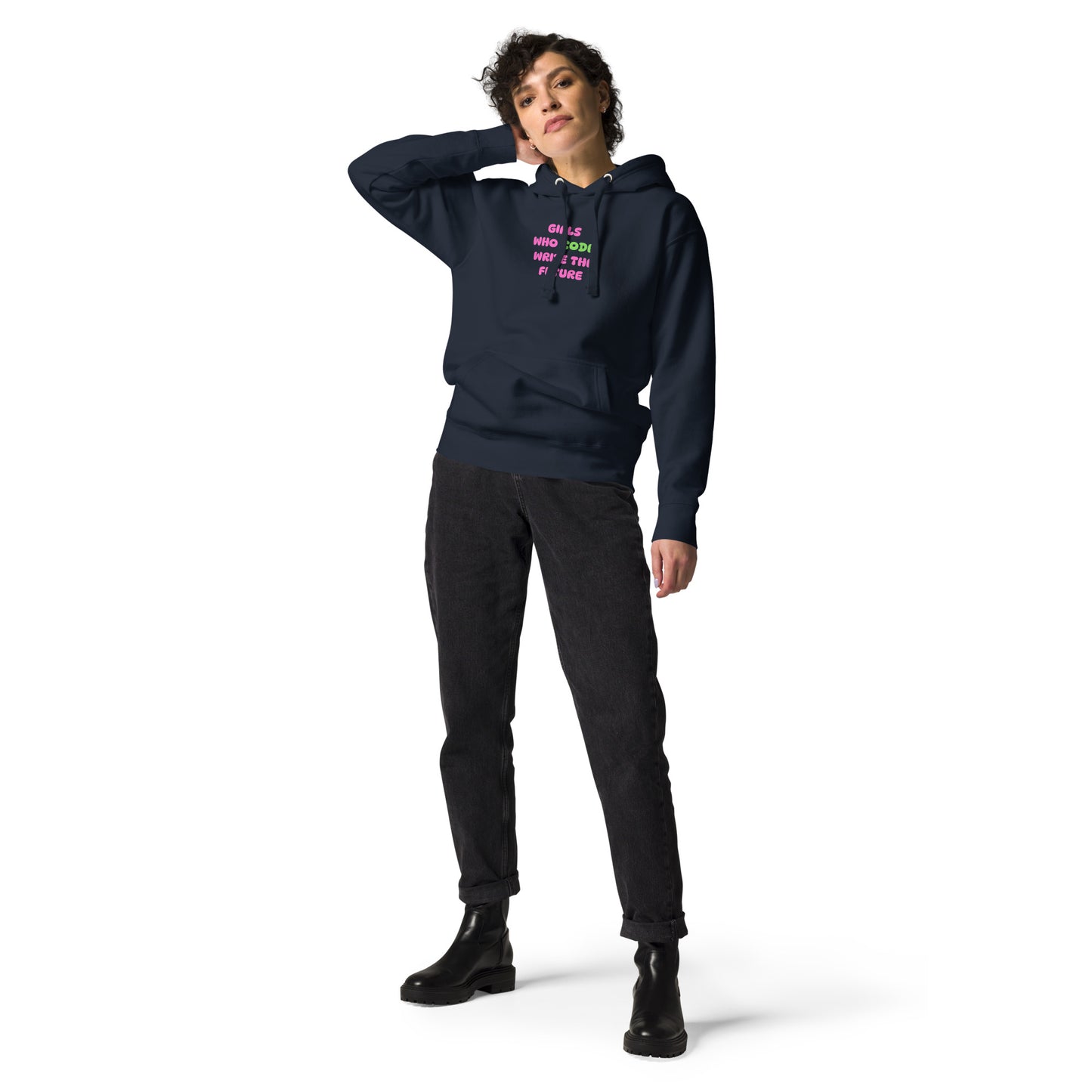 Girls who code Hoodie - Dark