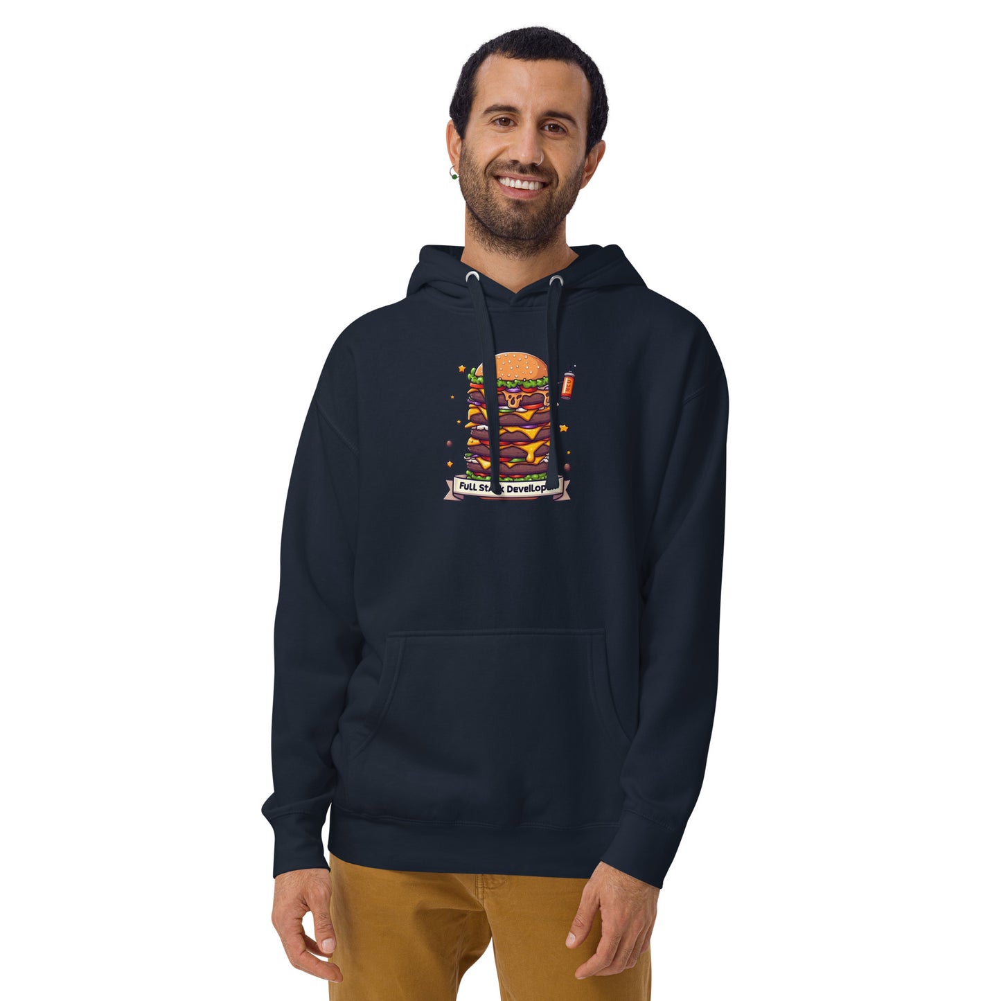 Burgers Full Stacker Hoodie - Dark