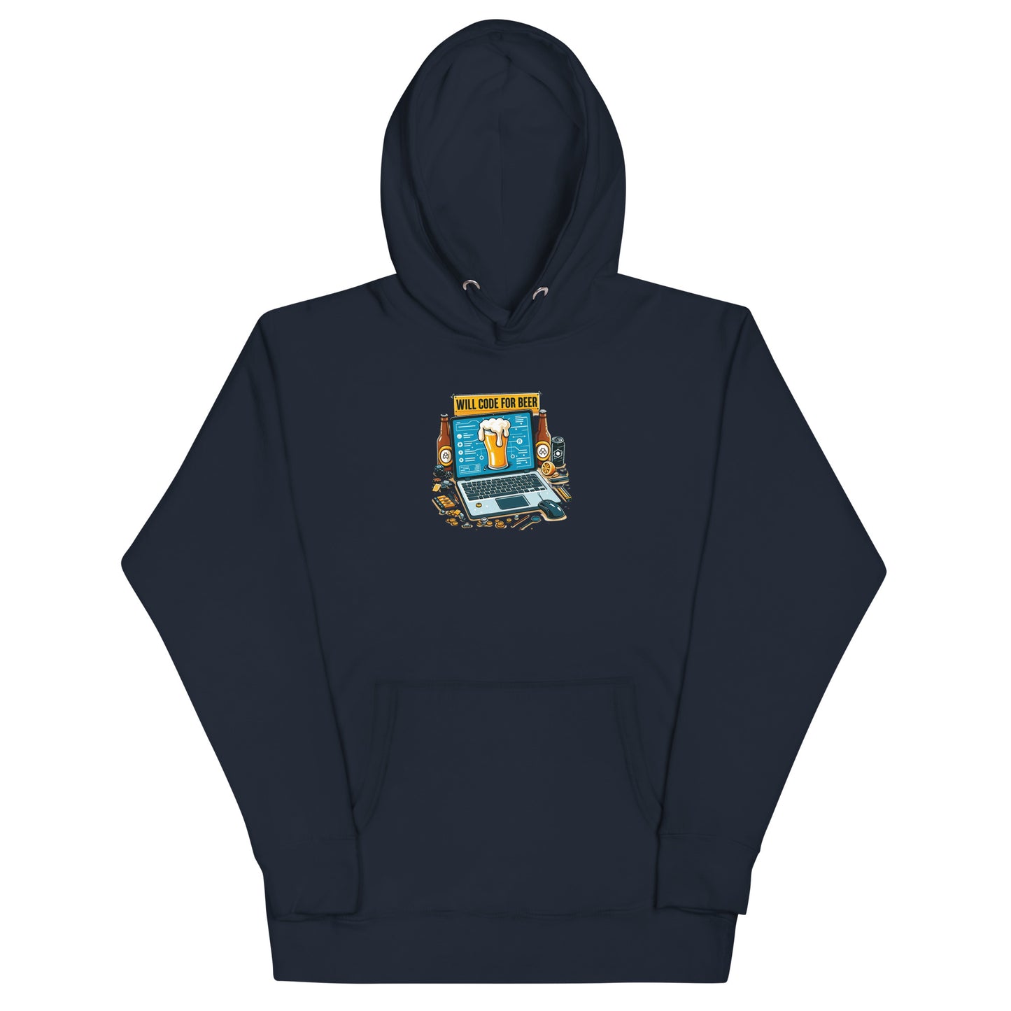 Code For Beer Hoodie - Dark