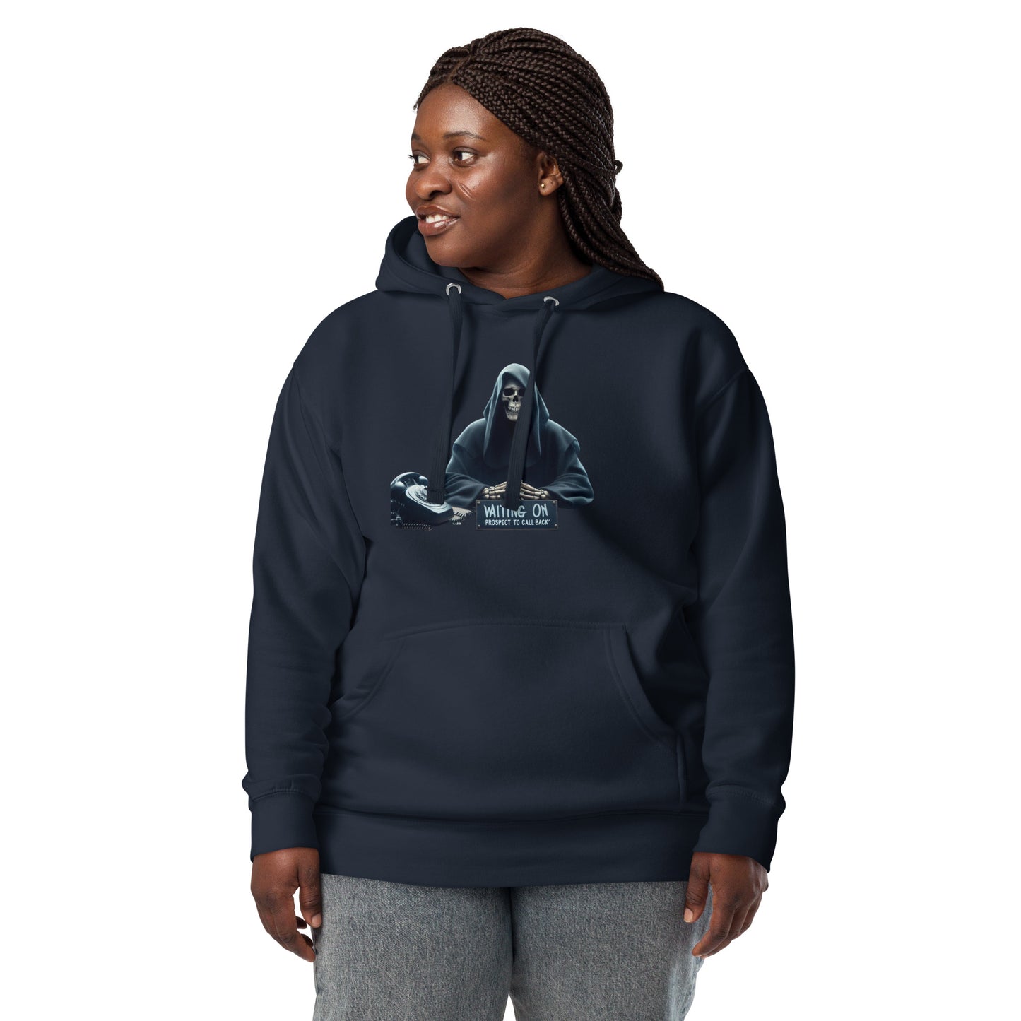 Waiting on Callback Hoodie - Dark