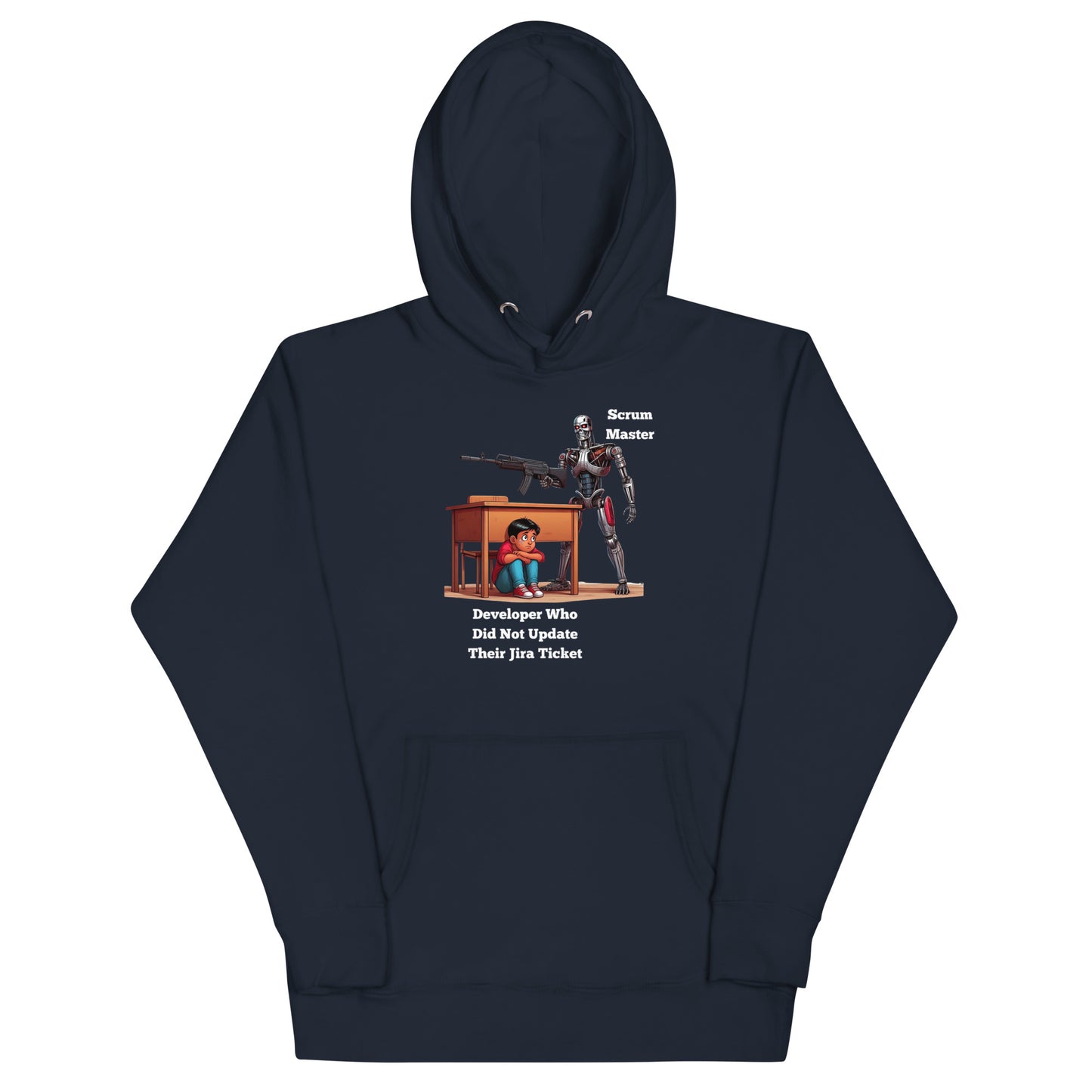 Scared Developer Hoodie - Dark