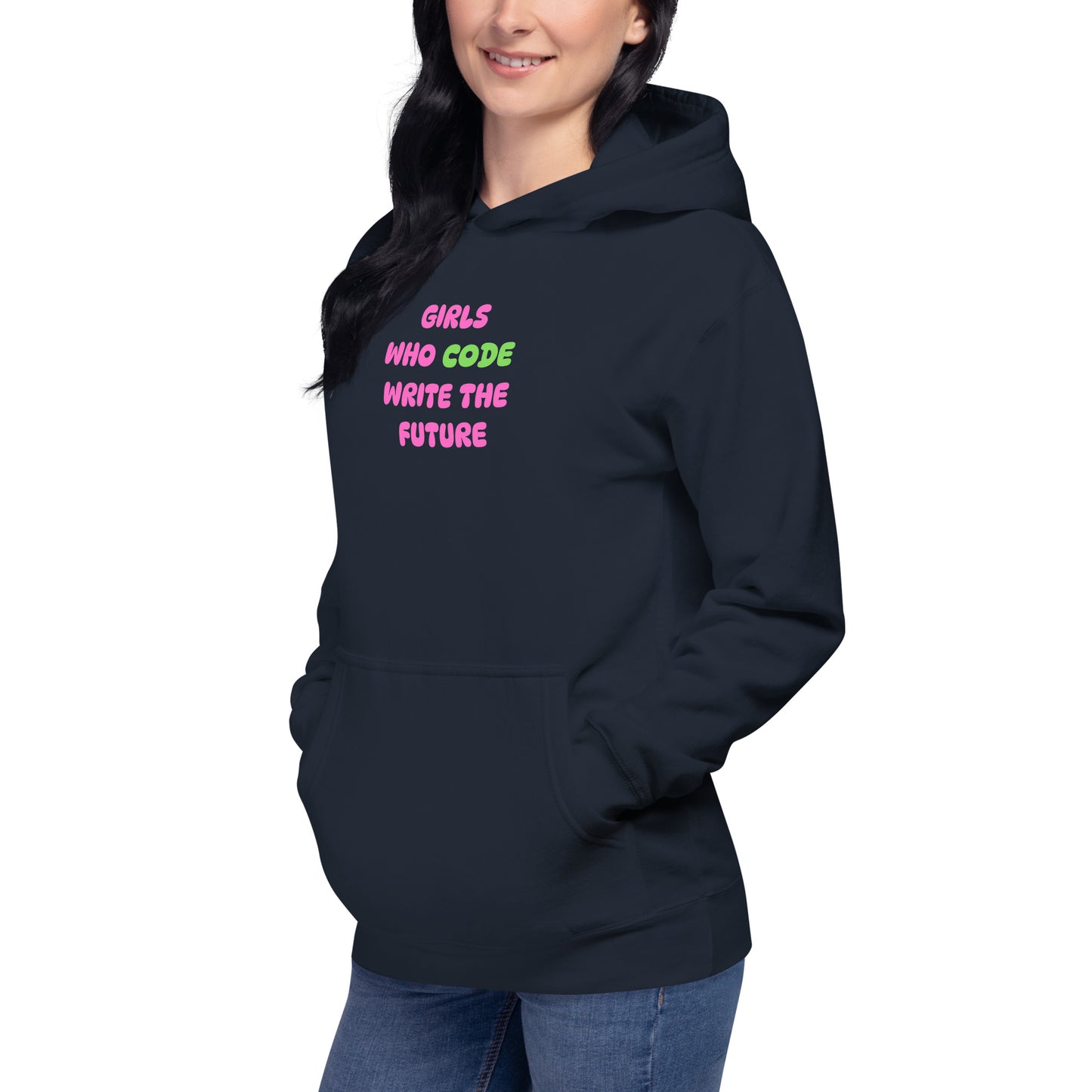 Girls who code Hoodie - Dark