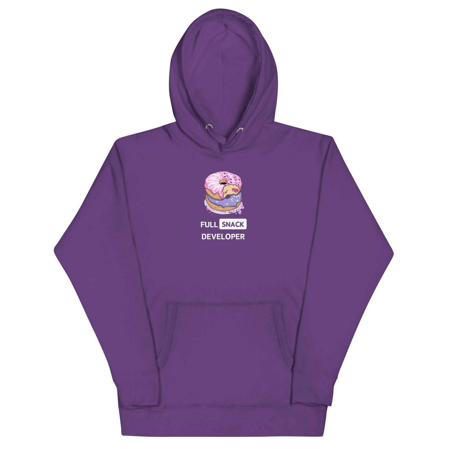 Doughnuts Full-Stack Developer Hoodie - Dark