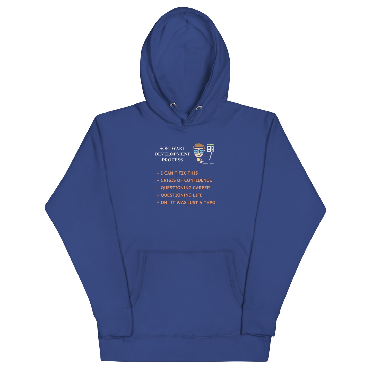 Software Development Process Hoodie - Dark