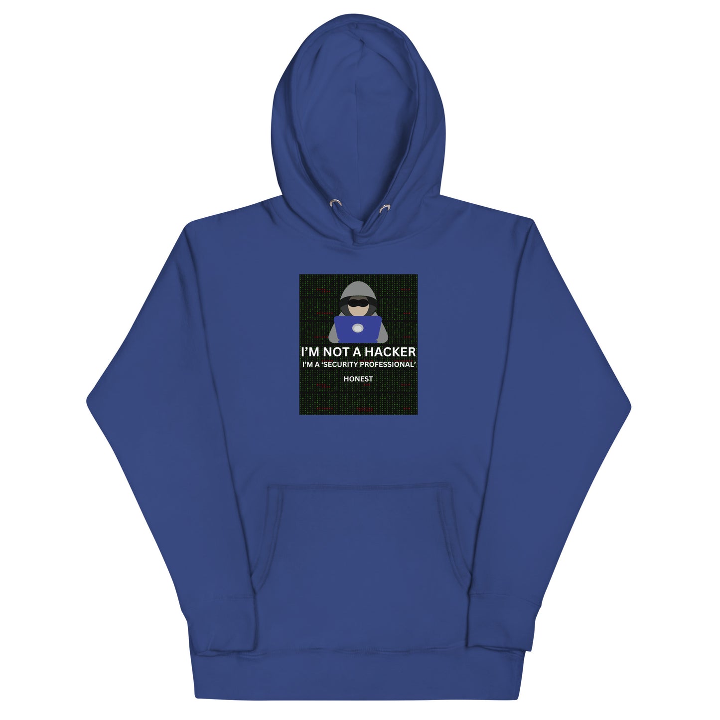 Not A Hacker Honest Hoodie - Dark