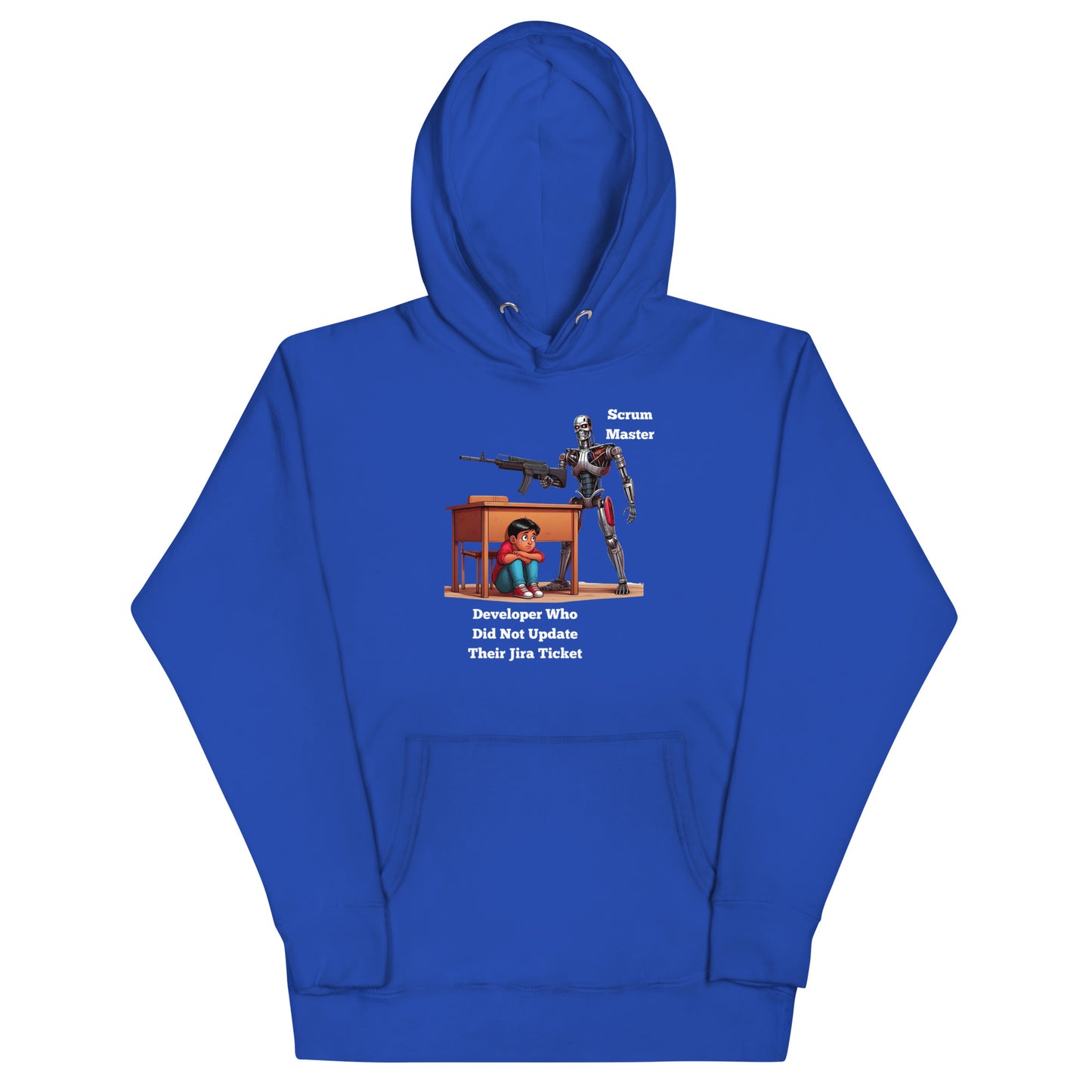 Scared Developer Hoodie - Dark