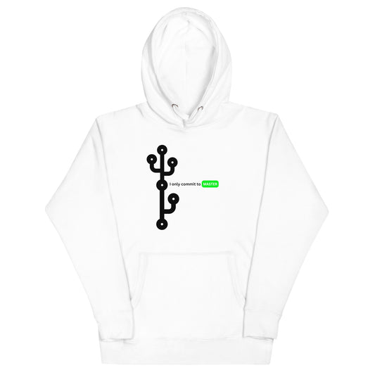 Only Commit to Master Hoodie - Light
